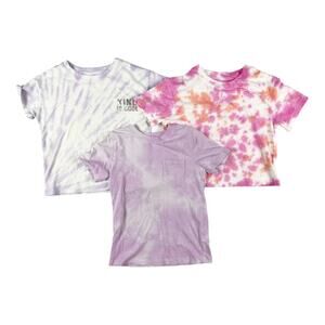 More Than Magic / Cat & Jack Tie Dye Tee Shirt Bundle size 7-8